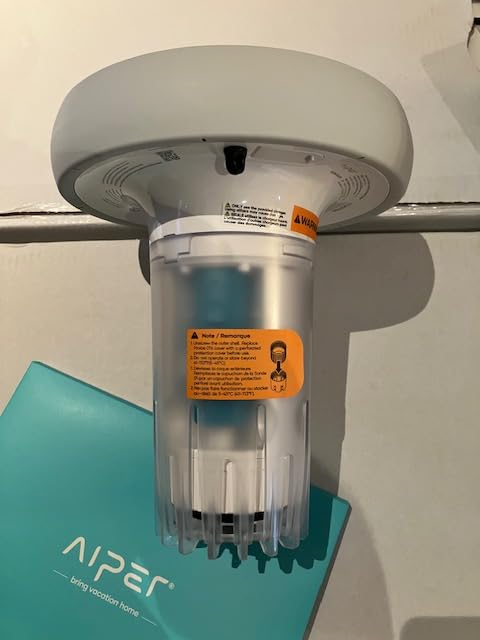 AIPER HydroSync Smart Pool Monitor, 24/7 Automatic Water Testing for Pools, Hot Tubs & Spas, 5-in-1 Accurate Testing, App Control, Customized Optimization Tips, Pearl White customer photo 2