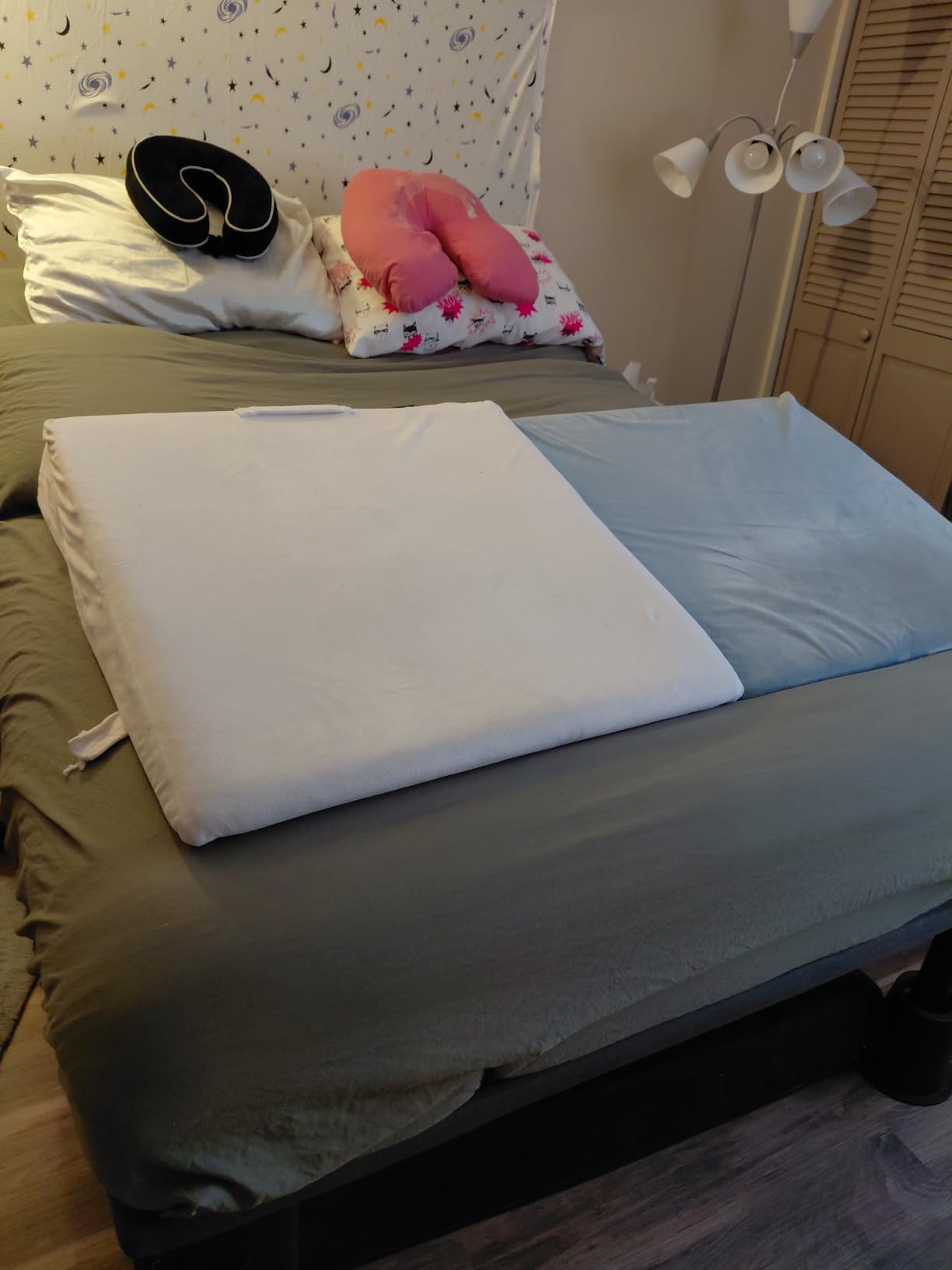 Marsail Split King Adjustable Bed Frame with Mattress & Massage, Led Bed customer photo 2