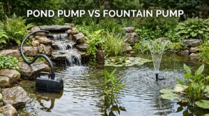 pond pump vs fountain pump