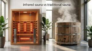 infrared sauna vs traditional sauna