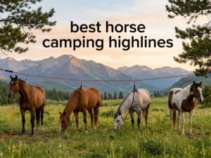 best horse camping highlines