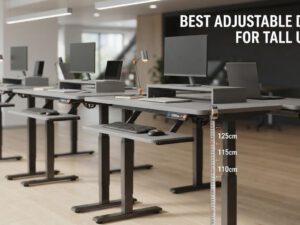 best adjustable desks for tall users