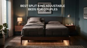 best split king adjustable beds for couples