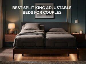 best split king adjustable beds for couples