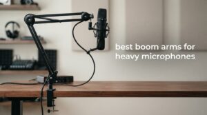best boom arms for heavy microphones
