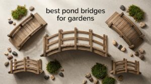 best pond bridges for gardens