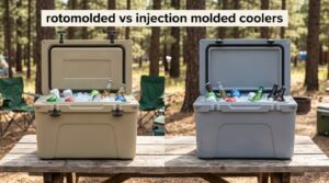 rotomolded vs injection molded coolers