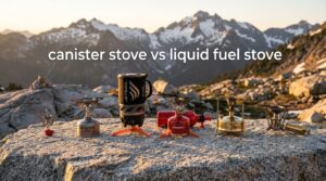 canister stove vs liquid fuel stove
