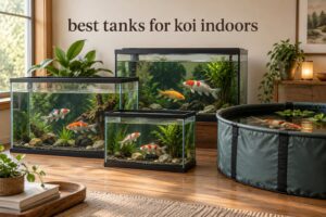 best tanks for koi indoors