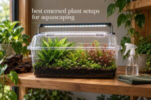 best emersed plant setups for aquascaping