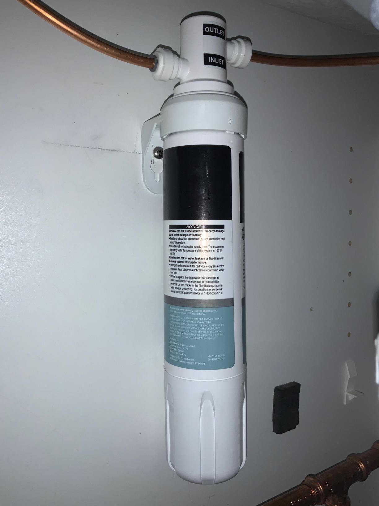 INSINKERATOR Water Filtration System F-2000S with VOCs and Lead Filter customer photo 1