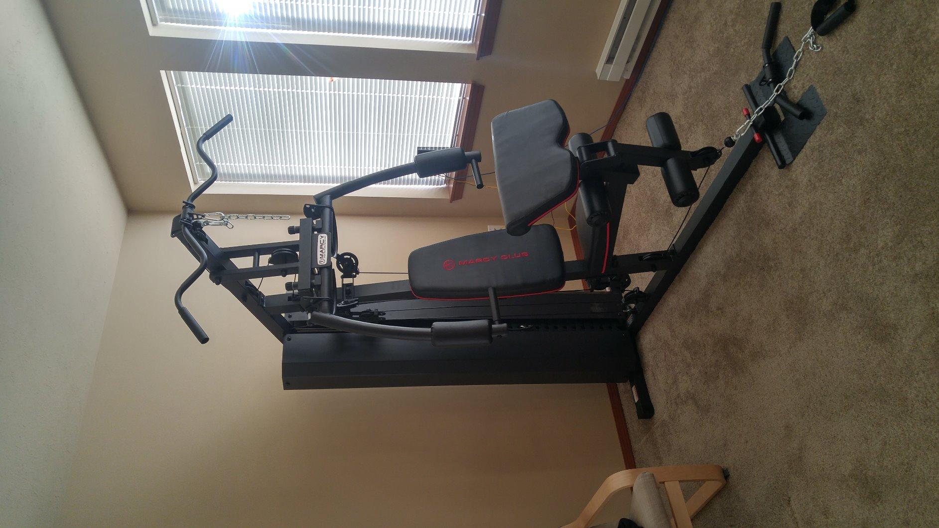 Marcy Multifunction Home Gym Workout Station, 100 to 200 lb Weight Stack customer photo 1