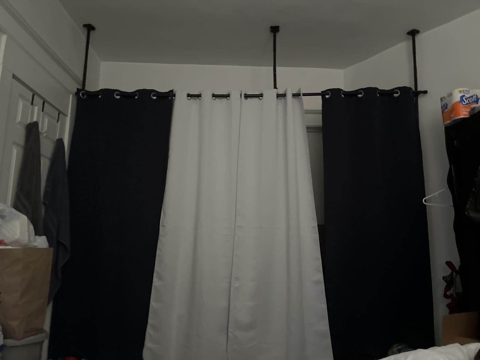 NICETOWN Grey Blackout Curtains for Bedroom 84 Inches Long, 2 Panels, W52 customer photo 2