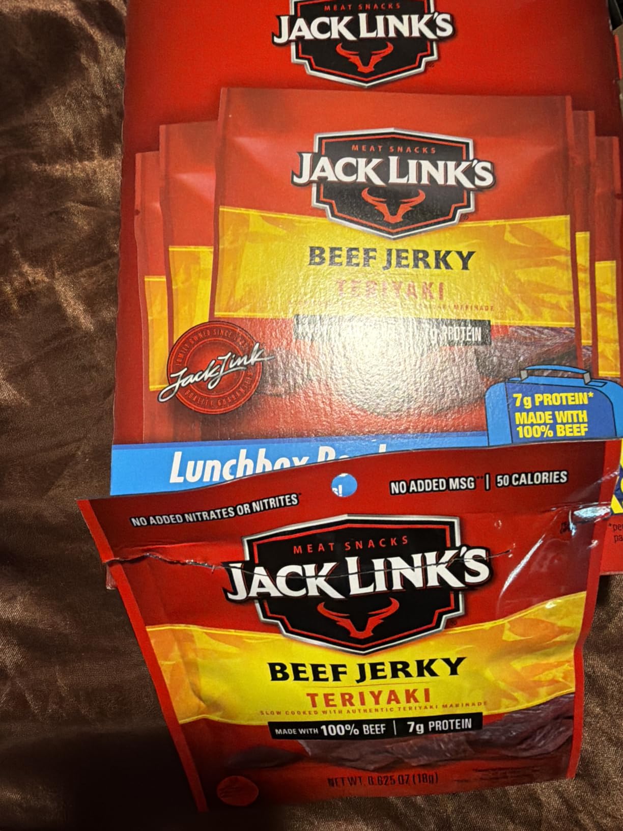 Jack Link's Teriyaki Beef Jerky Multipack - (5 Pack) 0.625 oz customer photo 1
