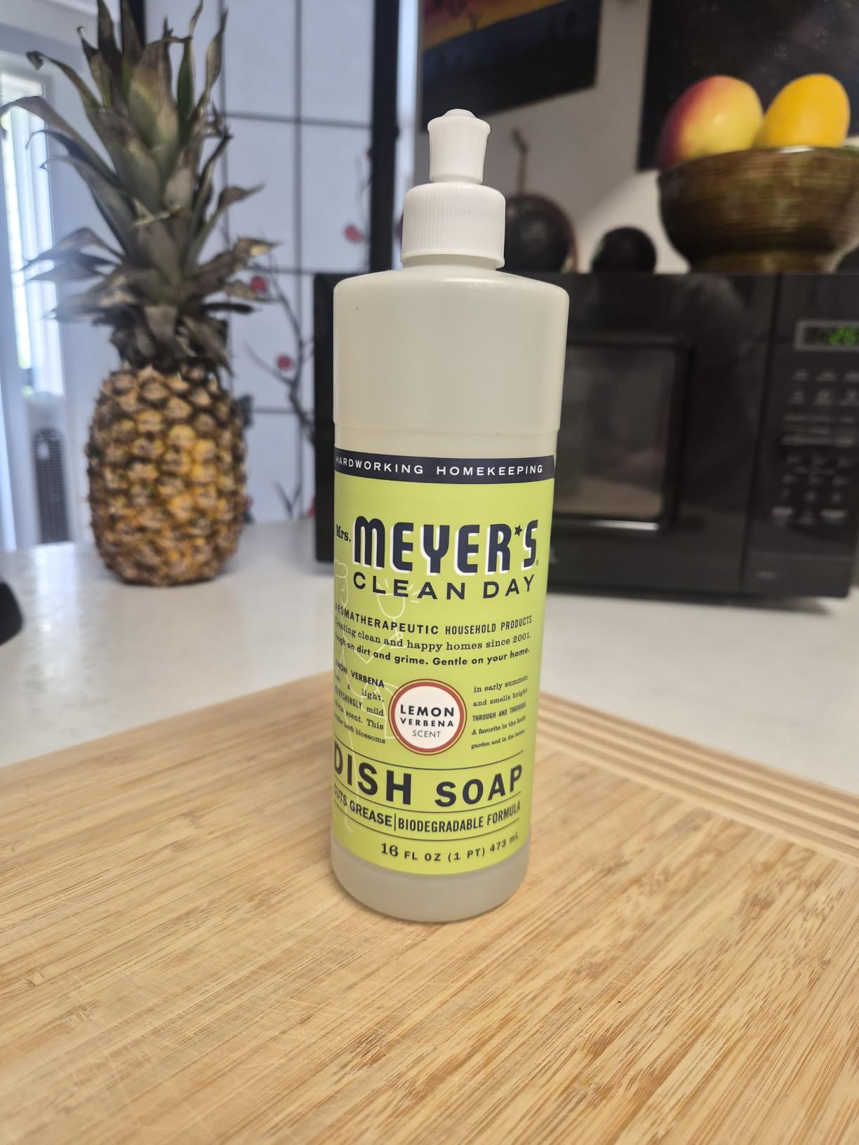 Mrs. Meyer's Clean Day, Liquid Dish Soap, Lemon Verbena, 16 Fl Oz, 3 Count customer photo 2
