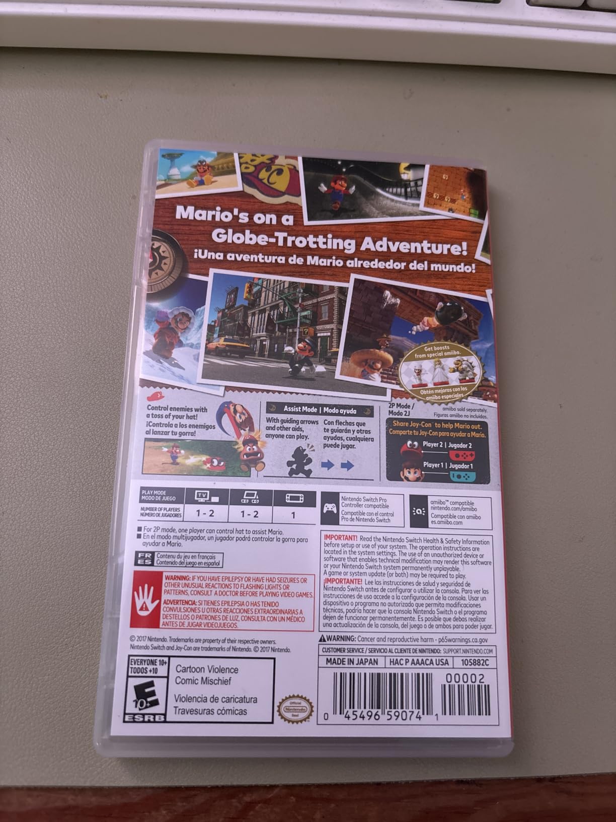 Super Mario Odyssey - US Version customer photo 1