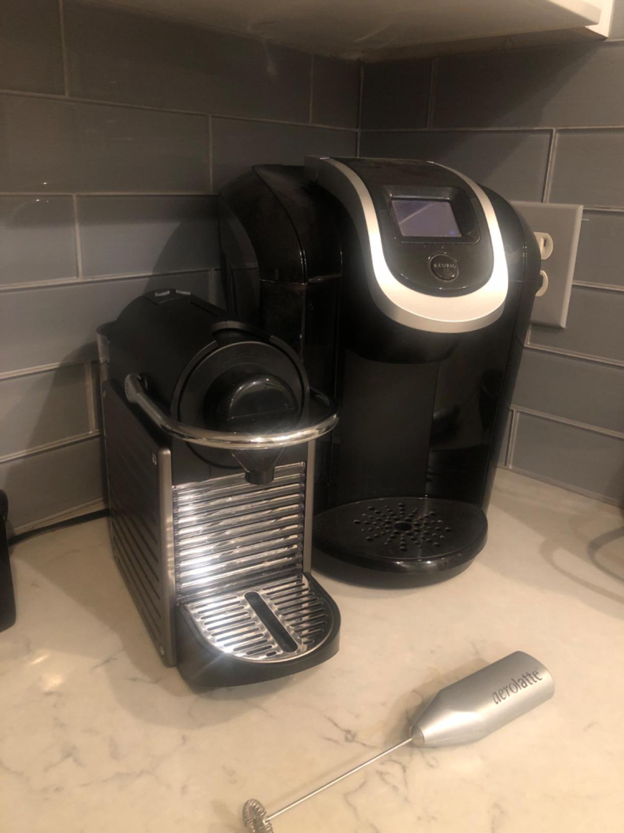 Nespresso Pixie Original Espresso Machine by Breville, Titan customer photo 2