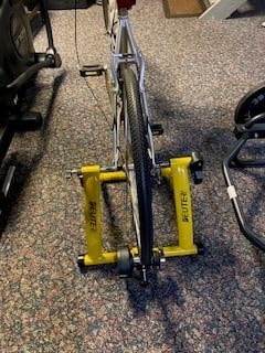 Bike Trainer, Magnetic Bicycle Stationary Stand for Indoor Exercise Riding customer photo 2