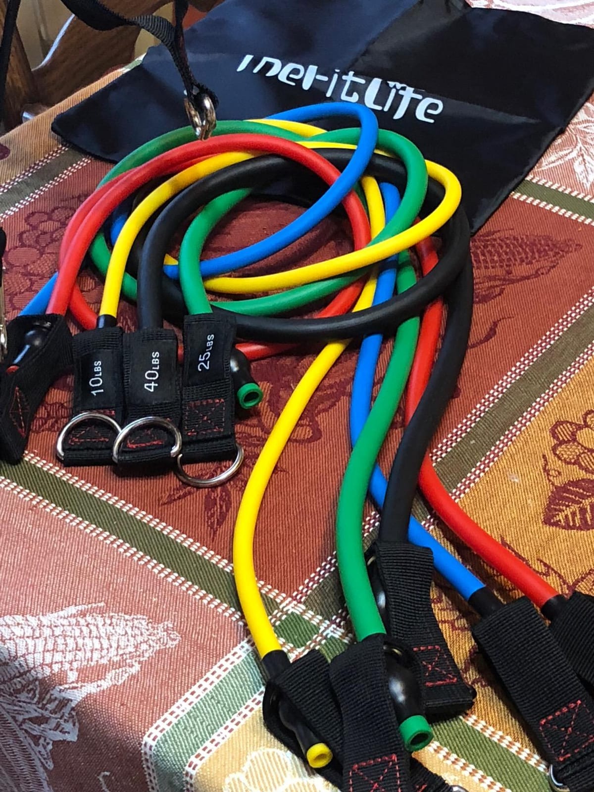 TheFitLife Resistance Bands Set with Handles, Door Anchor and Ankle Straps customer photo 1