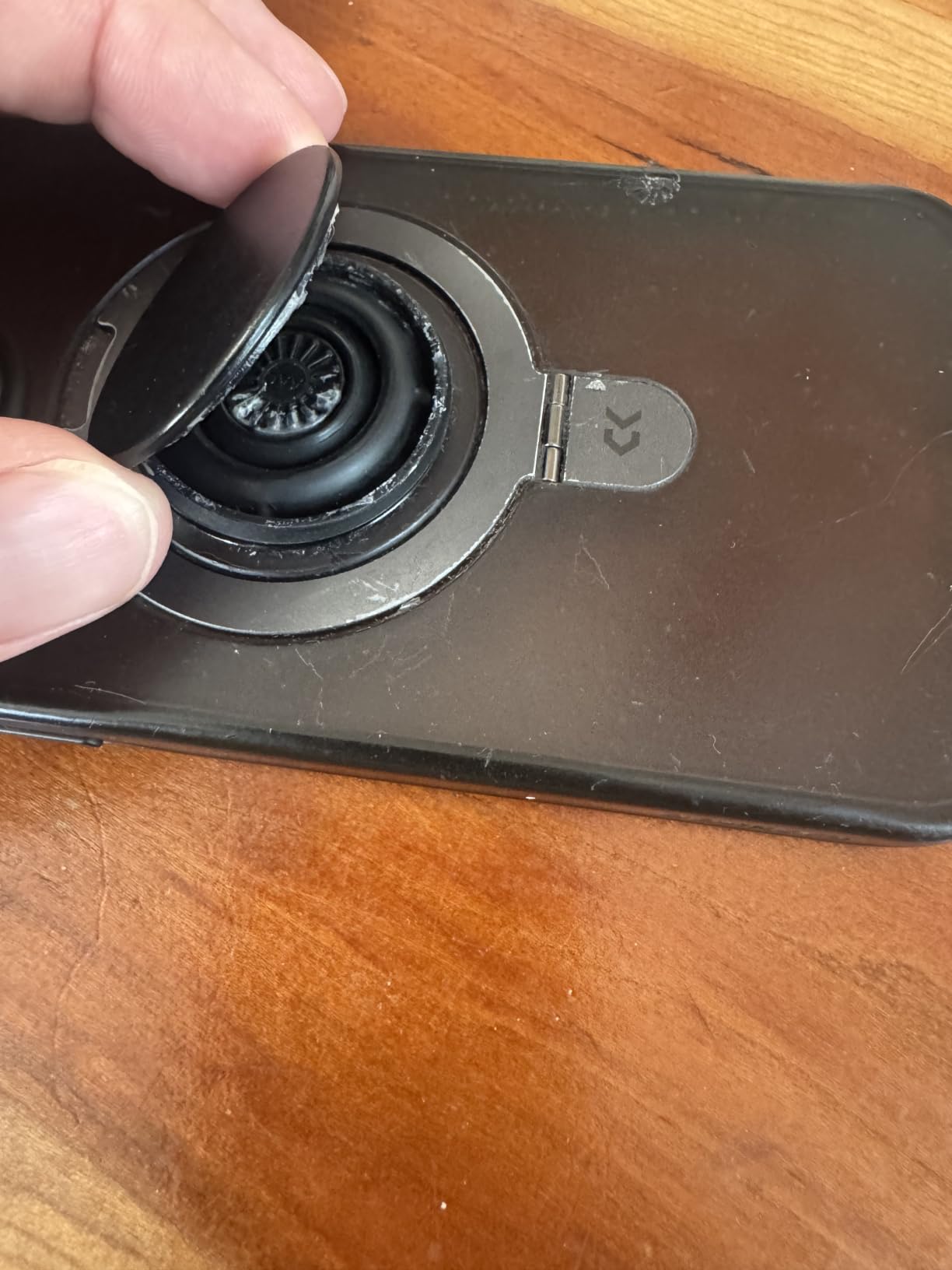 PopSockets Adhesive Phone Grip, Holder- Black customer photo 1
