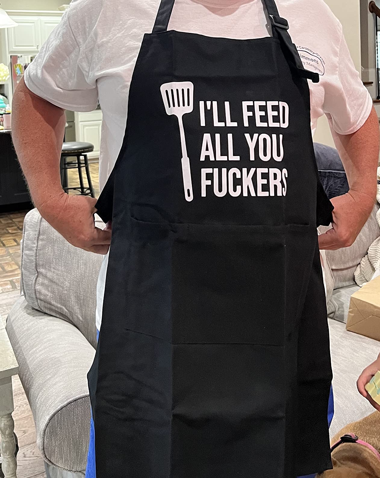 Miracu Funny Cooking Aprons for Men Women, Dad Gifts for Mens Father Mom customer photo 1