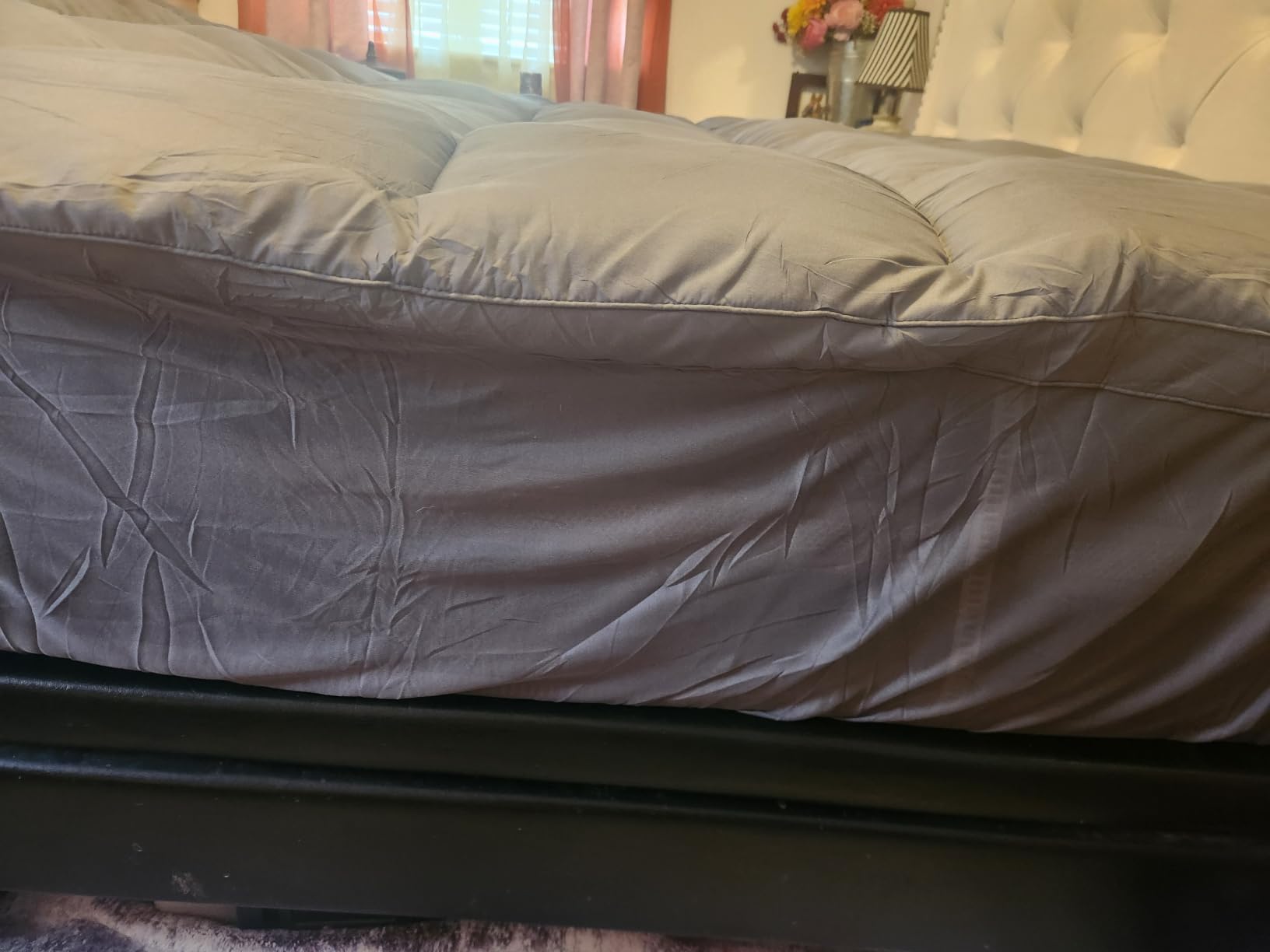 COONP Queen Mattress Topper, Cotton Extra Thick Pillow Top Mattress Pad customer photo 2