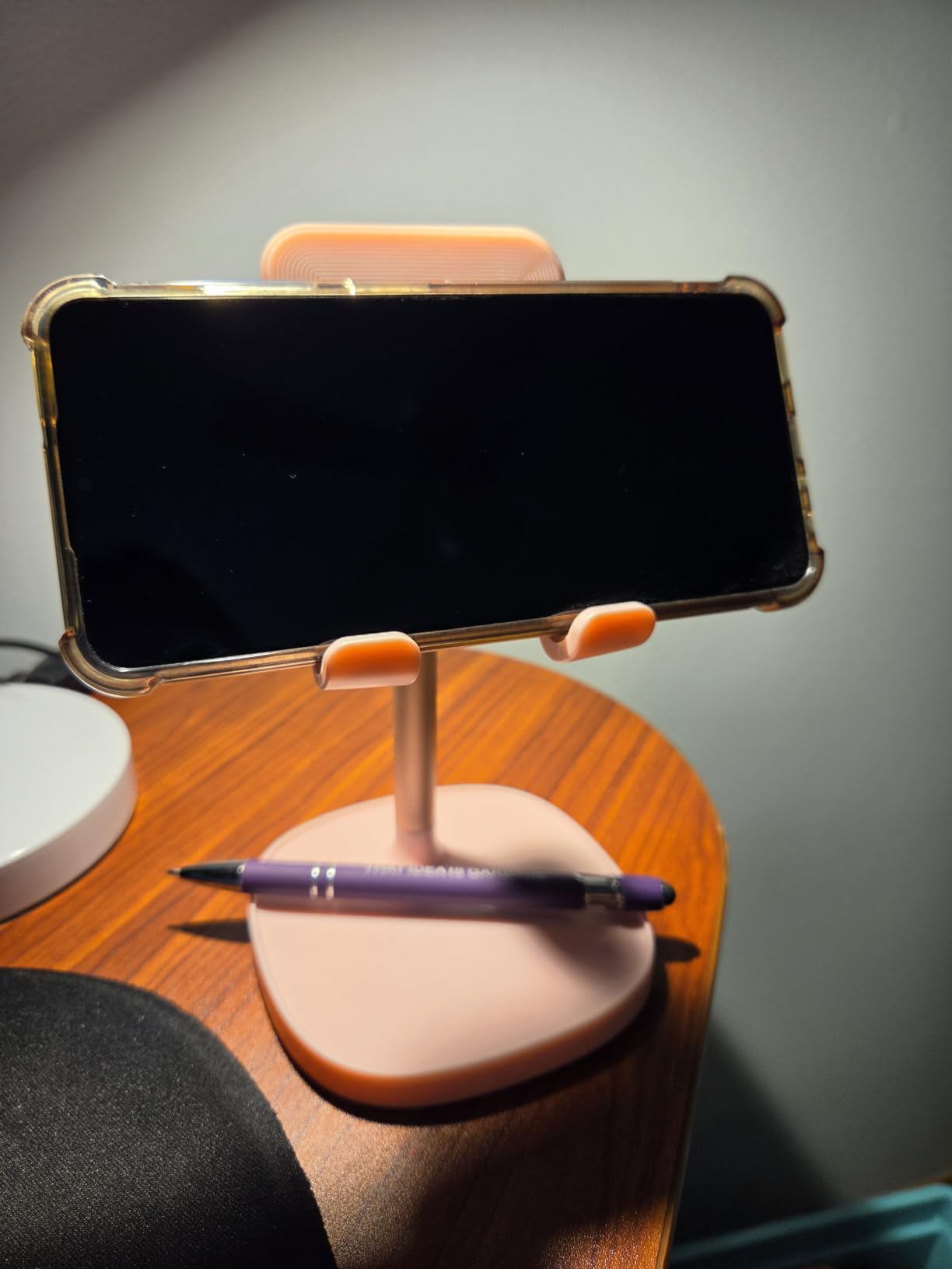LISEN Cell Phone Stand Phone Holder for Desk, Office Decor Gadgets for Men customer photo 1