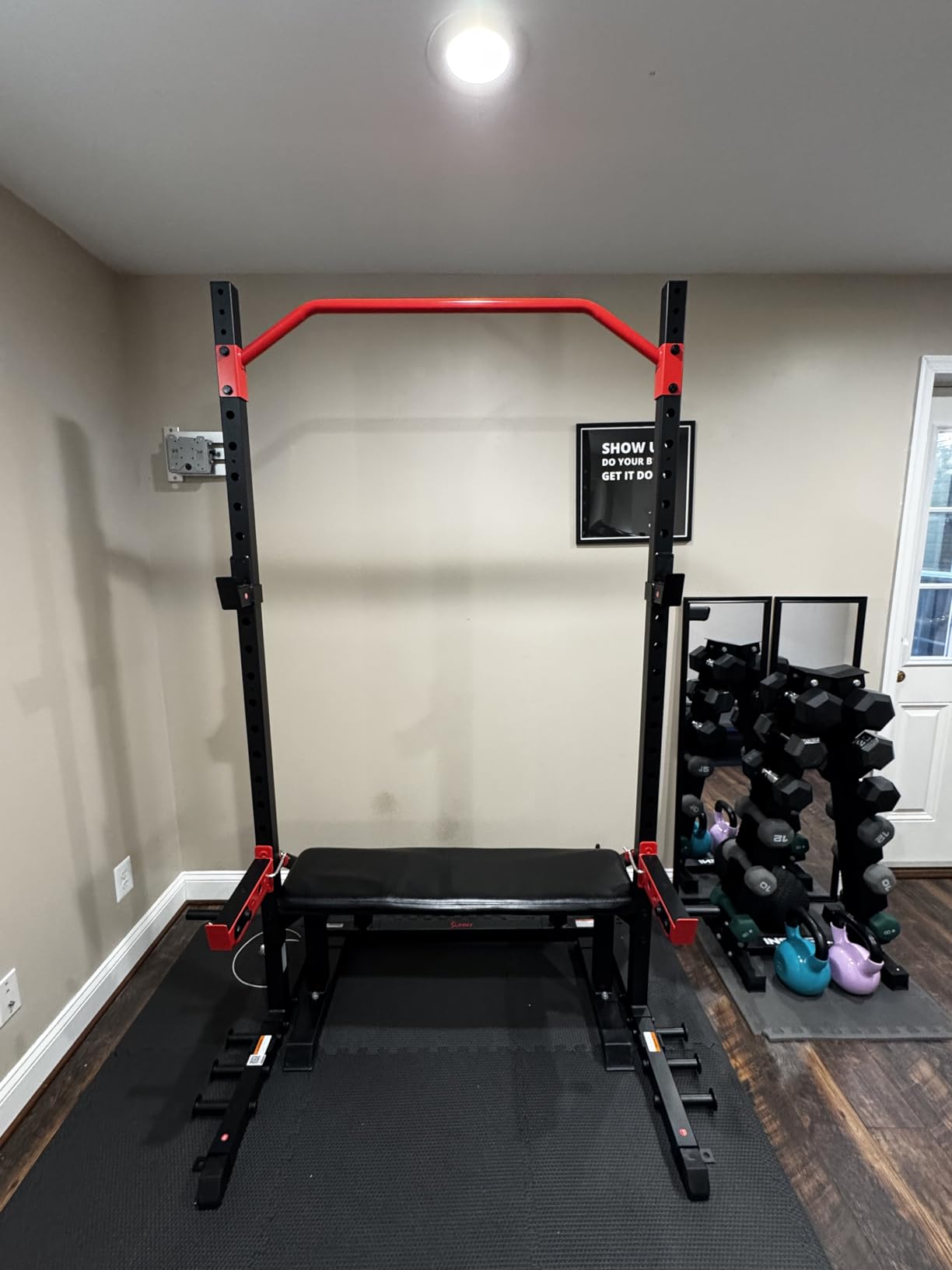 Sunny Health & Fitness Full Size Power Rack for Complete Strength Training customer photo 2