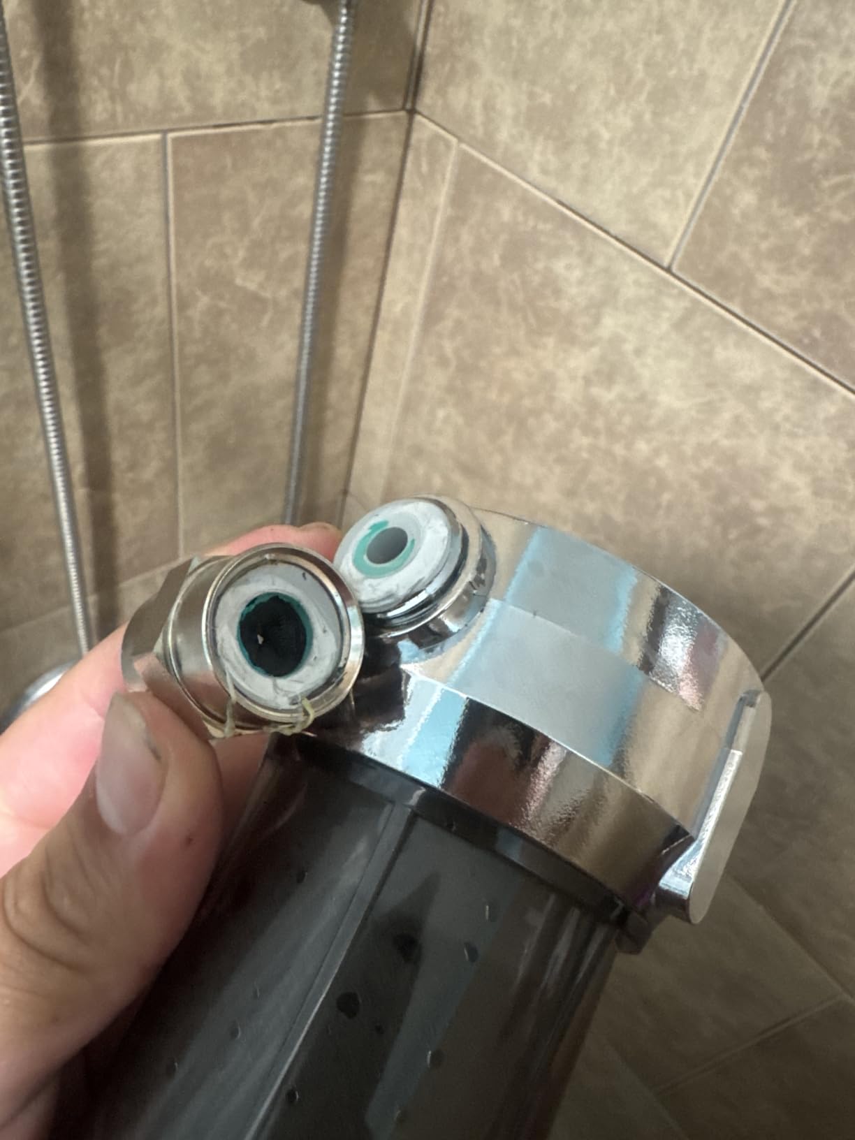 AQUAYOUTH 2.0 Carbon Shower Head Filter System | Removes Chlorine, Heavy Metals, And More | Great For Dry Skin/ Hair, And More | NSF Certified customer photo 1