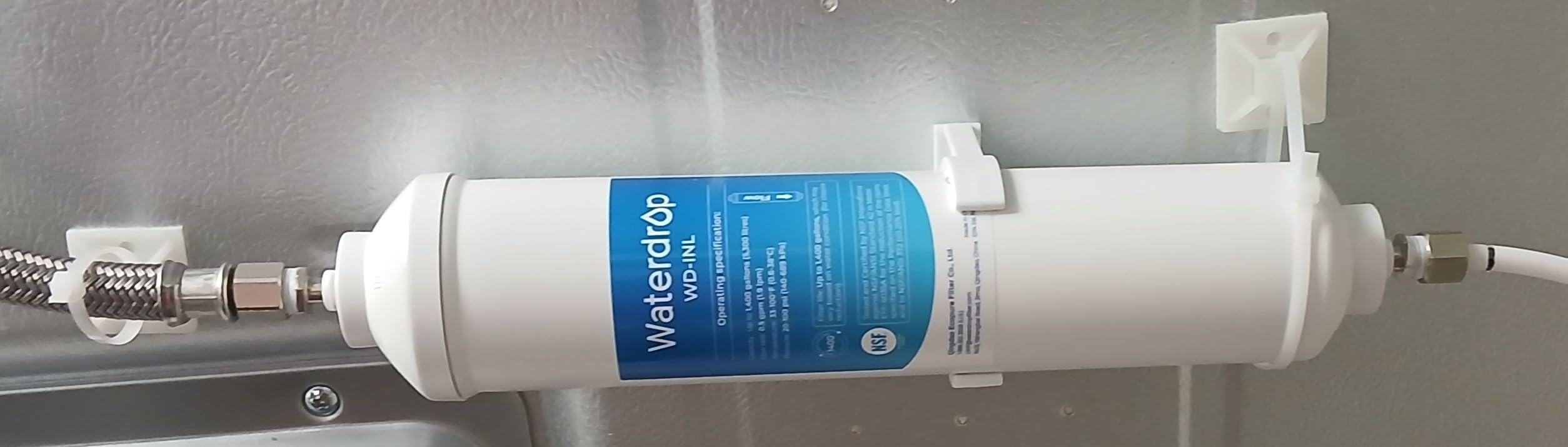 Waterdrop INL Inline Water Filter for Refrigerator and Ice Maker customer photo 1