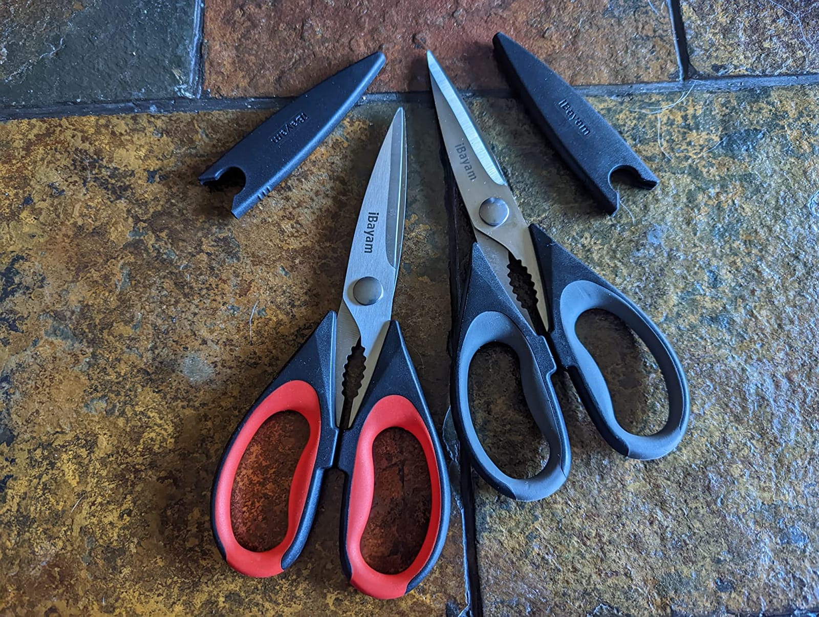 iBayam Kitchen Scissors Shears All Purpose Heavy Duty, Protective Sheath customer photo 1