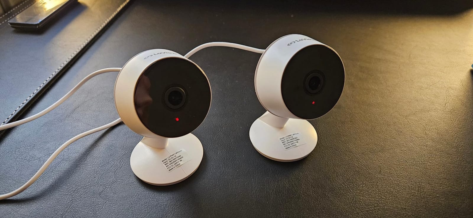 LaView Security Cameras 4pcs, Home Security Camera Indoor 1080P, Wi-Fi Cameras Wired for Pet, Motion Detection, Two-Way Audio, Night Vision, Phone App, Works with Alexa, iOS & Android & Web Access customer photo 2