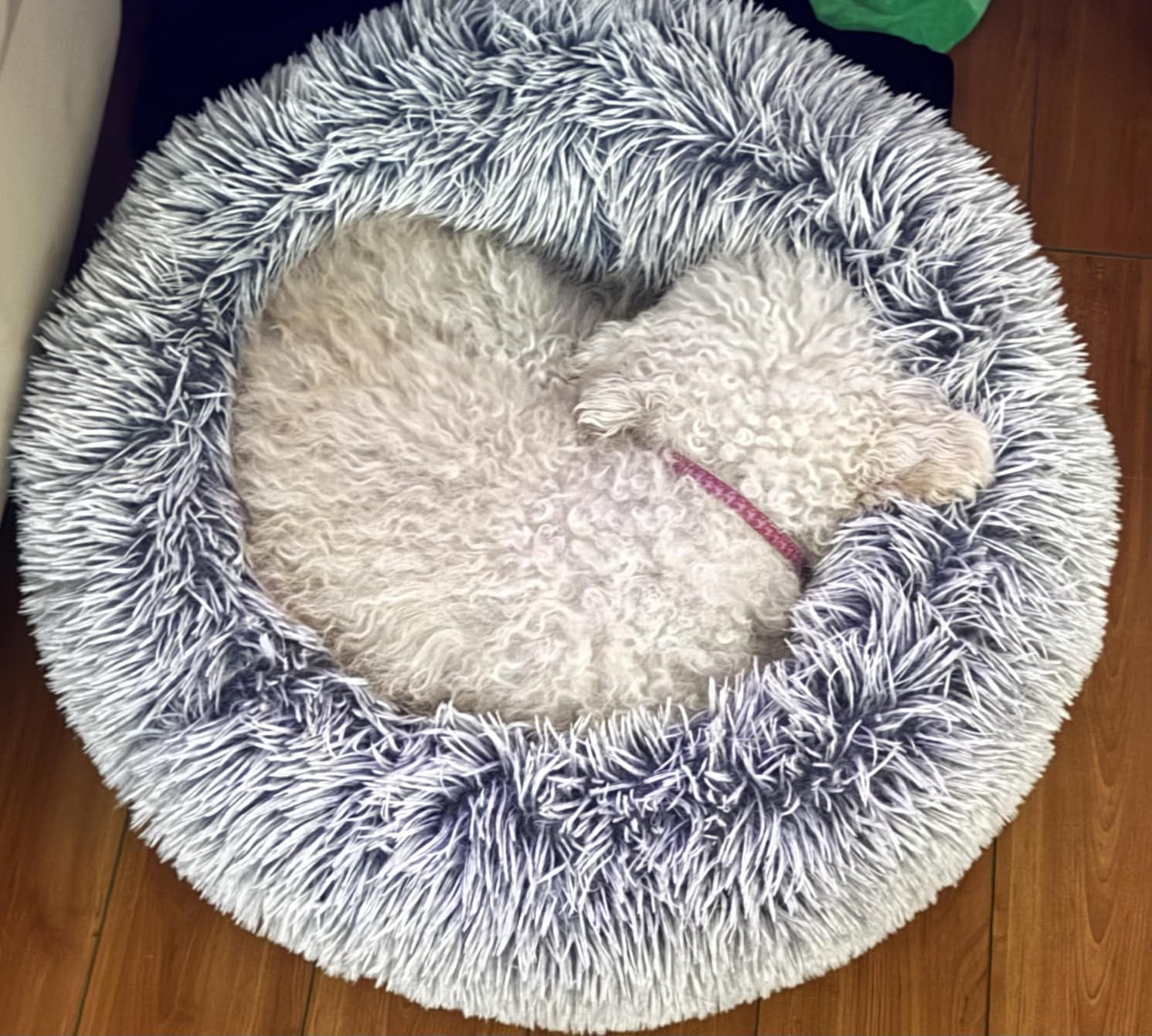 WESTERN HOME WH Calming Soft Round Dog &Cat Bed Small Dog Bed Washable,20