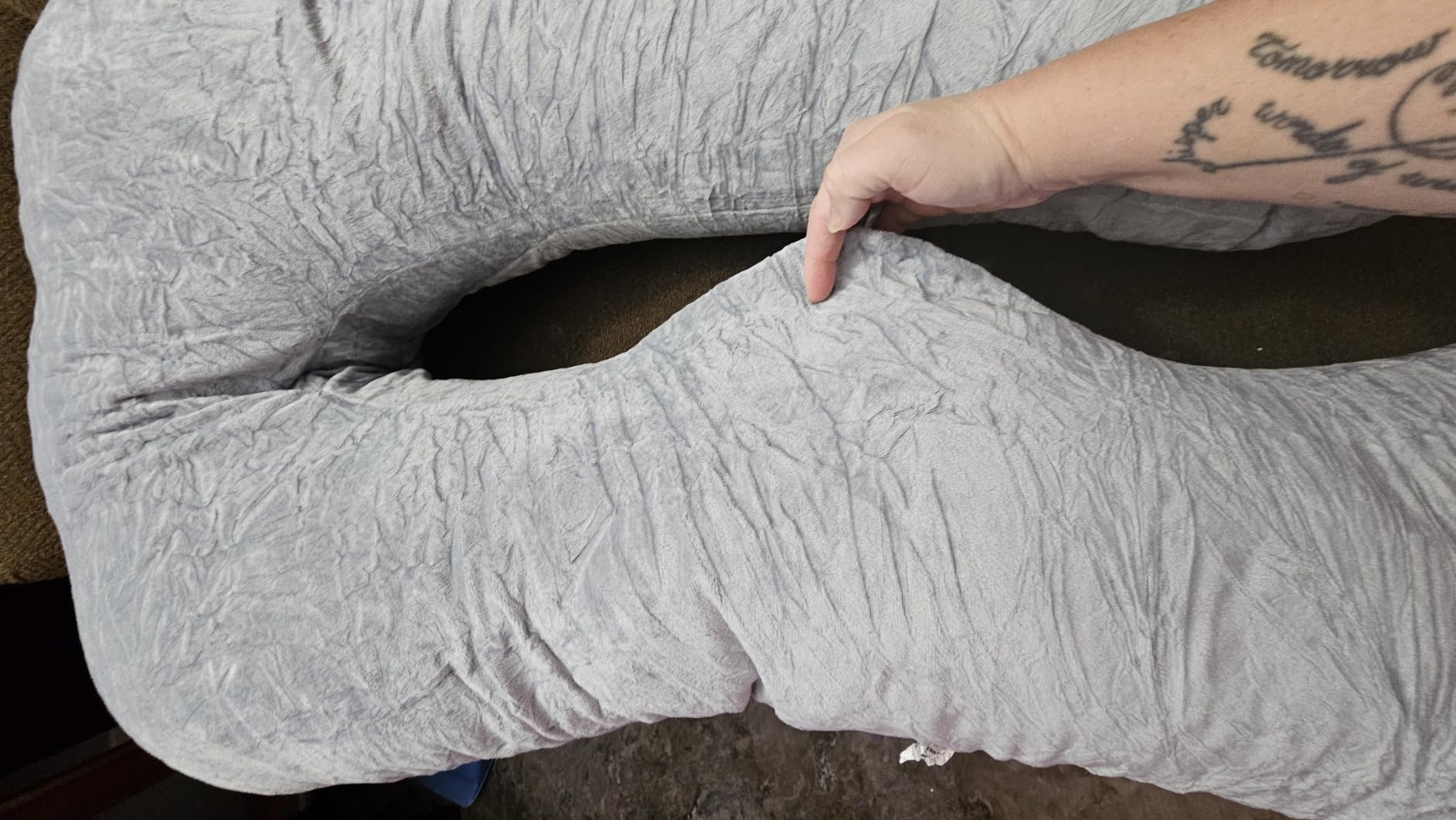 Momcozy Pregnancy Pillow for Sleeping - U Shaped Full Body Maternity Pillow customer photo 1