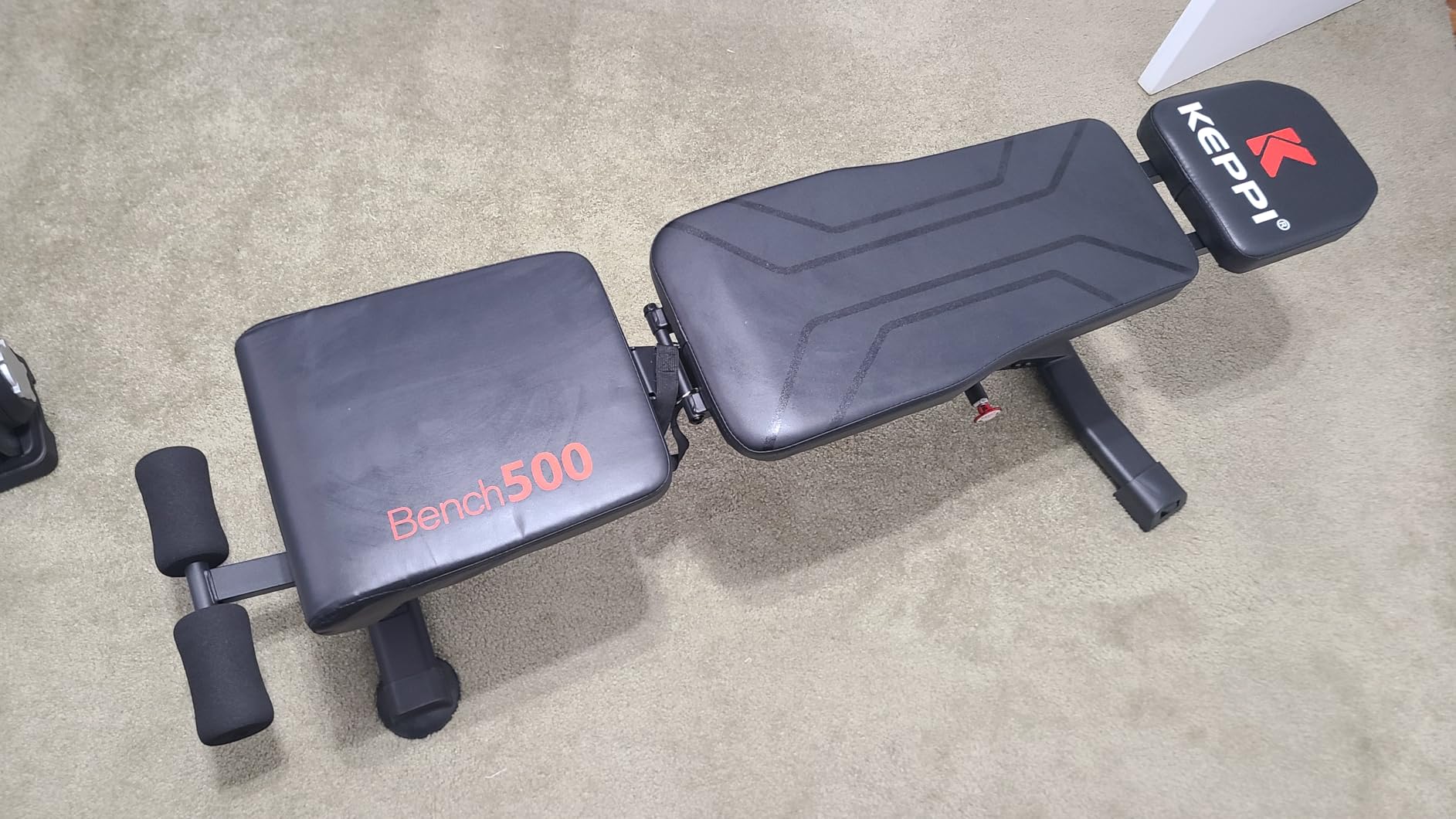 Keppi Weight Bench 900Lb, Adjustable Foldable Sturdy Bench for Home Gym customer photo 1