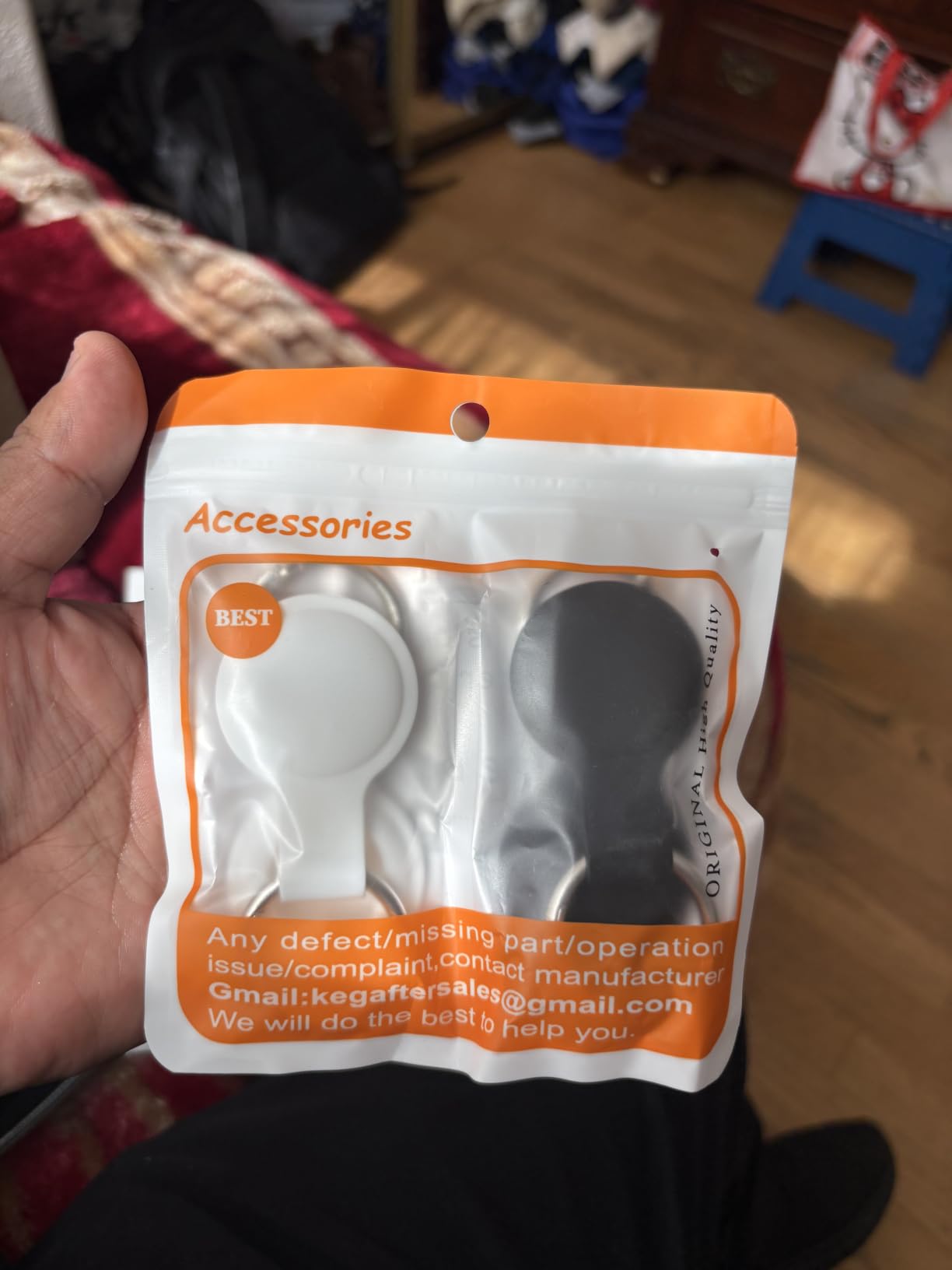 Compatible for AirTag Holder Keychain 4 Pack for Air Tag 1st&2nd Generation customer photo 1