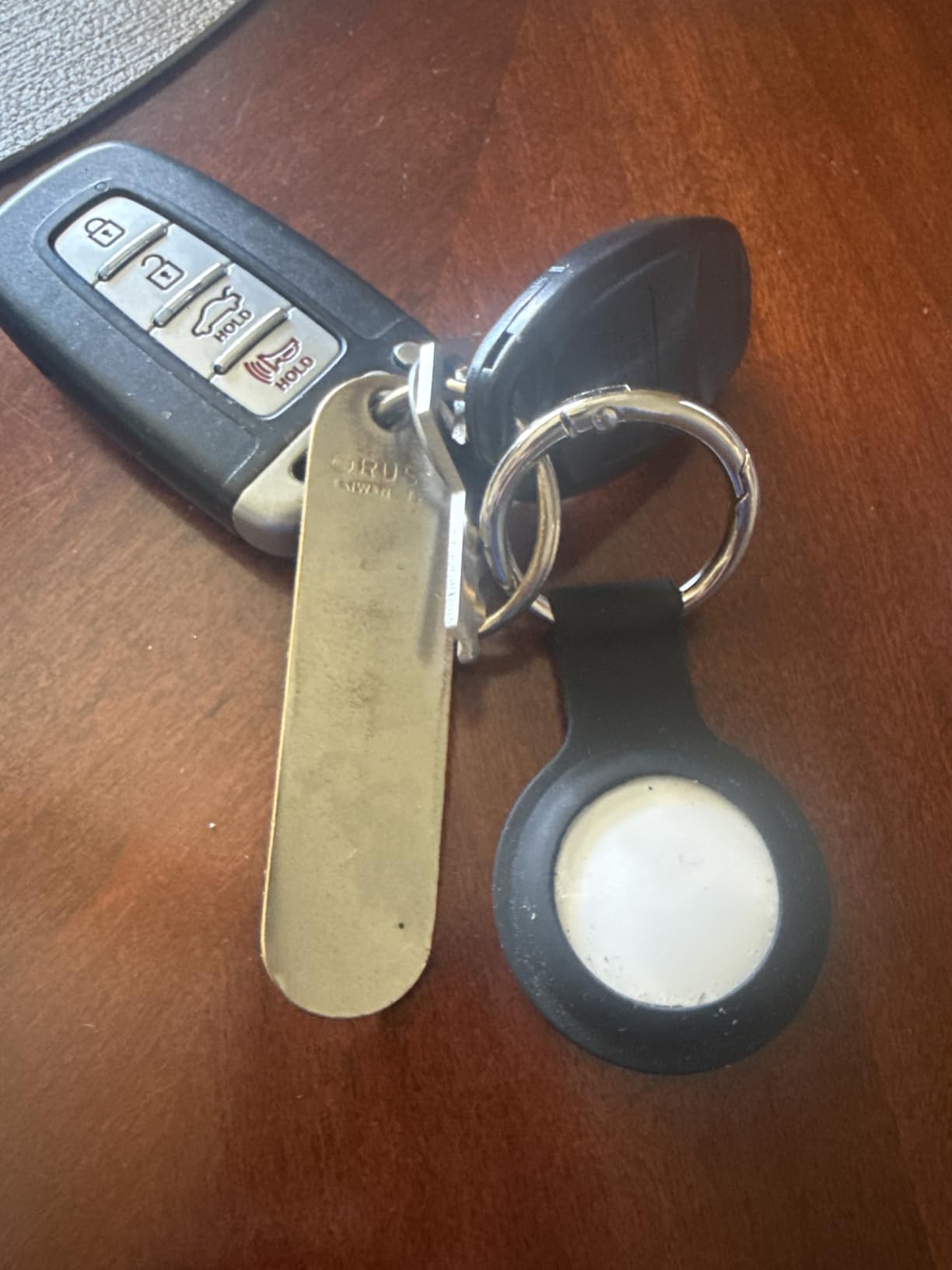 Compatible for AirTag Holder Keychain 4 Pack for Air Tag 1st&2nd Generation customer photo 2