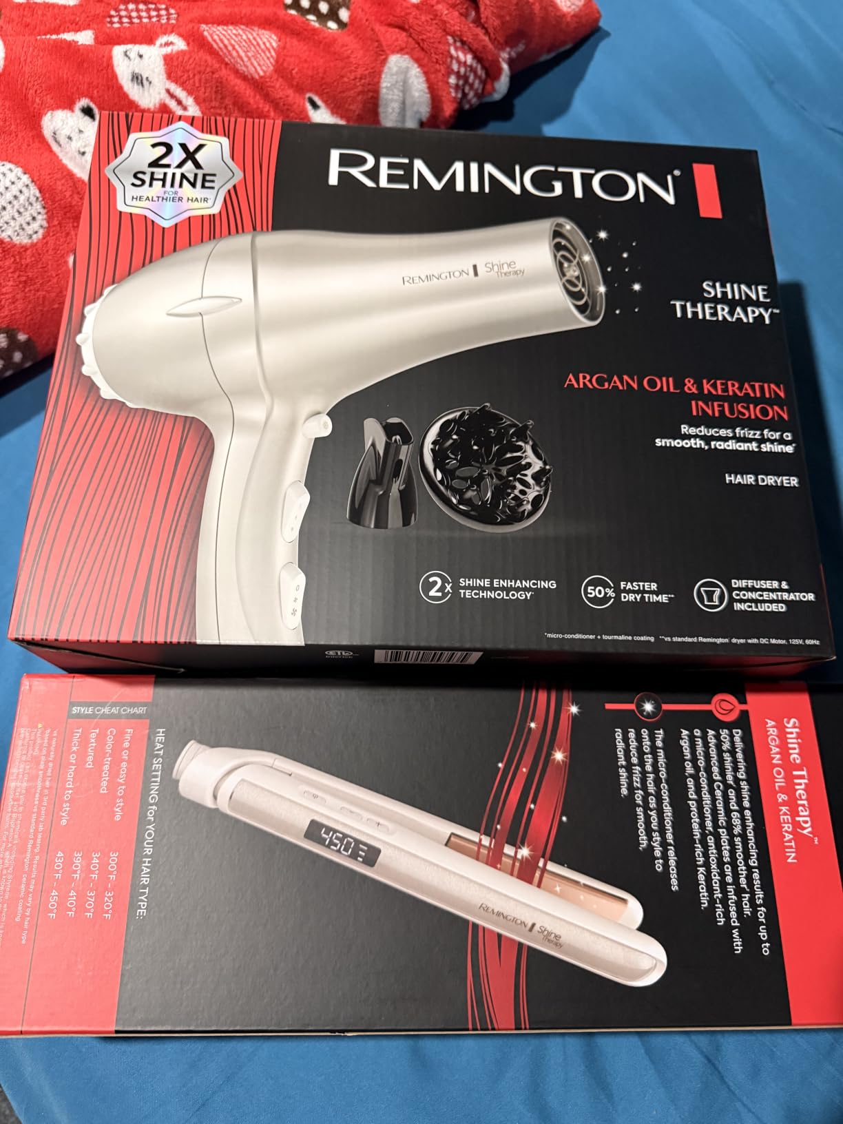 Remington Shine Therapy 1 Inch Hair Straightener, Argan Oil & Keratin customer photo 1