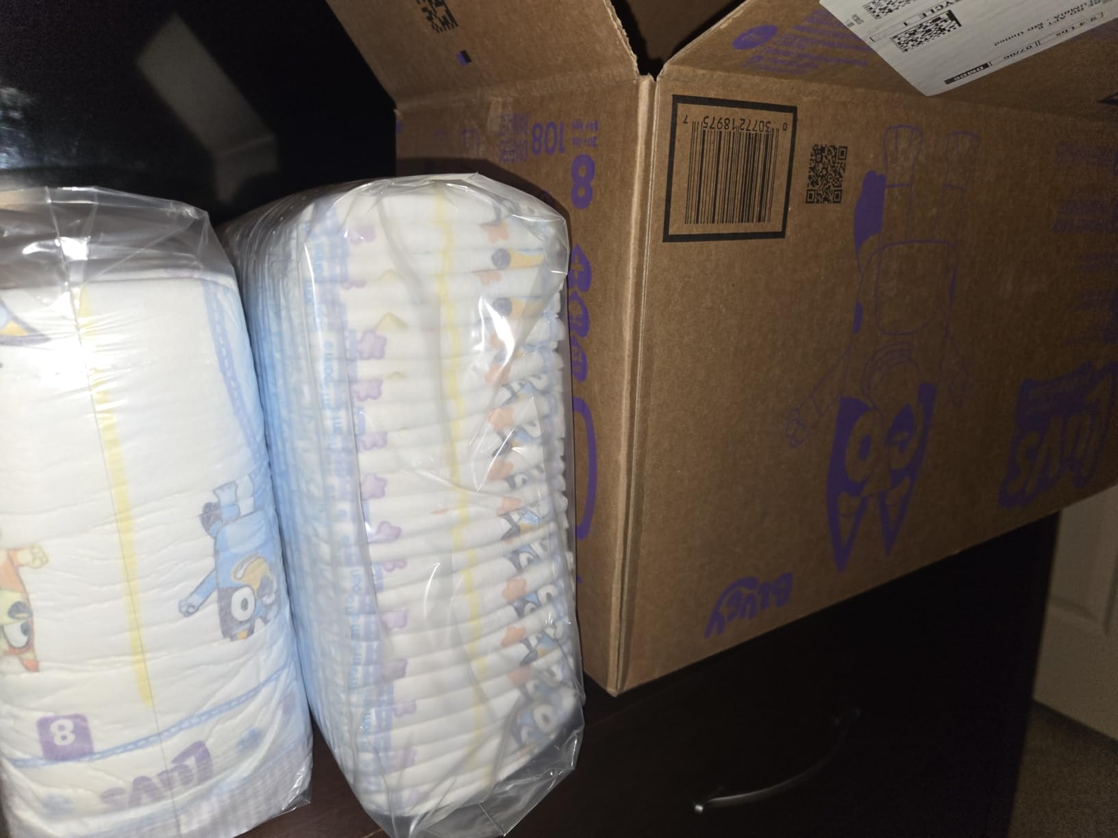 Luvs Size 1 Baby Diapers, Platinum Protection Bluey Diapers for Day & Night,Size 1 (8-14 lbs), 294 Count customer photo 1
