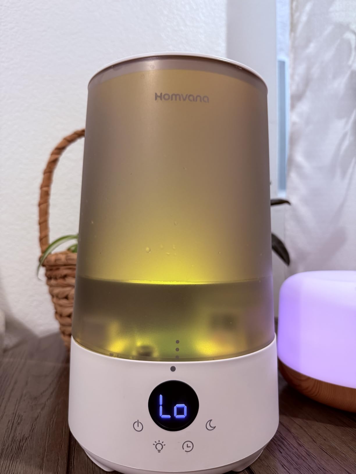 Homvana Top-Fill Cool Mist Humidifiers for Bedroom, Large Room(3.6L,Grey) customer photo 2