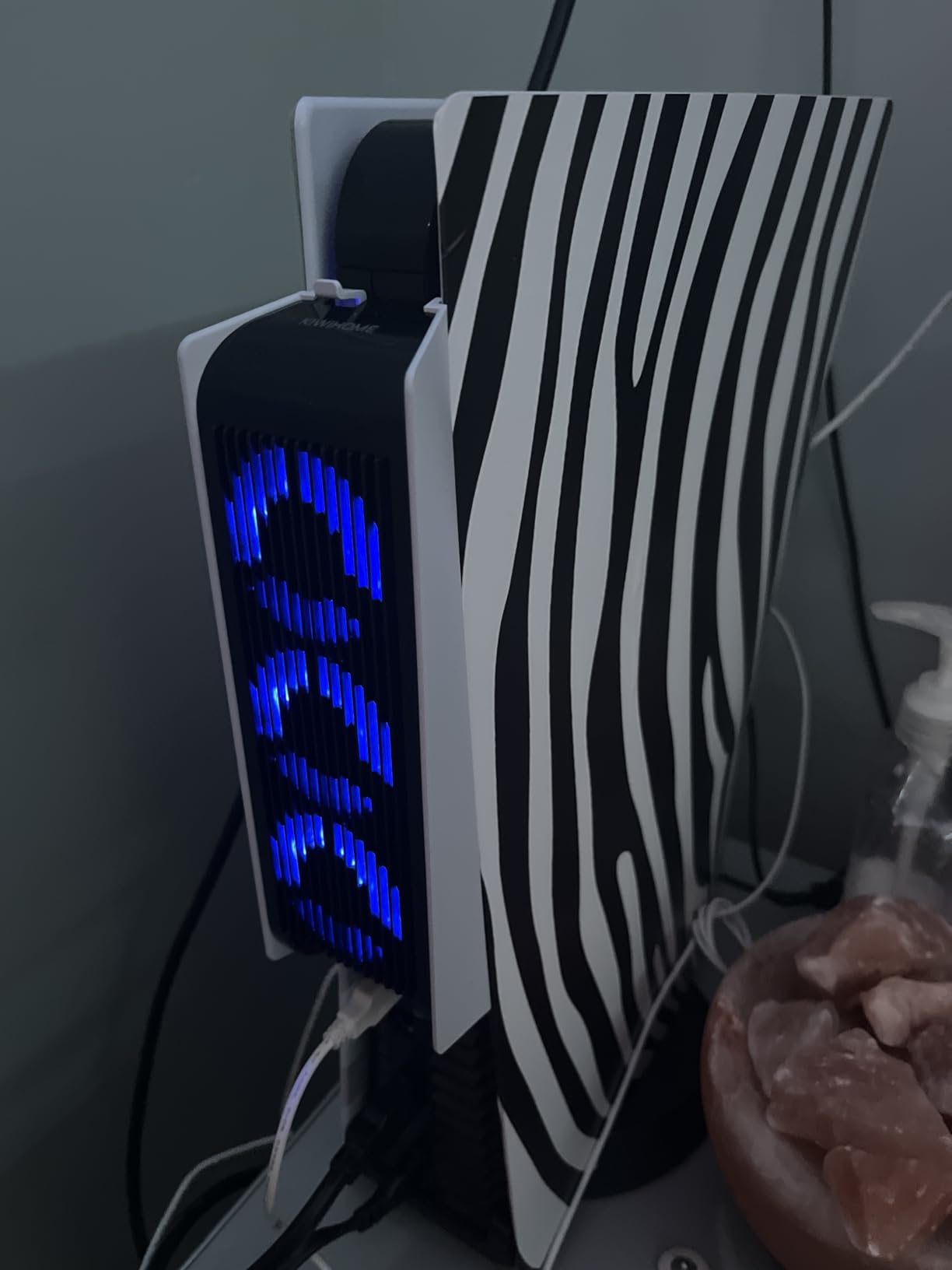 KIWIHOME Cooling Fan for PS5 2020, Quiet Cooler with Auto Speed USB3.0 customer photo 2