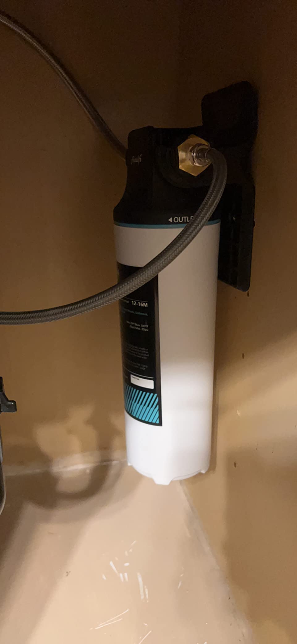 Frizzlife SW10 Under Sink Water Filter System, NSF/ANSI 53&42 Certified, Reduces 99.99% Lead, Chlorine, Bad Taste & Odor, Direct Connect Water Filter, 8K Gallons High Capacity, 0.5 Micron, USA Tech customer photo 2