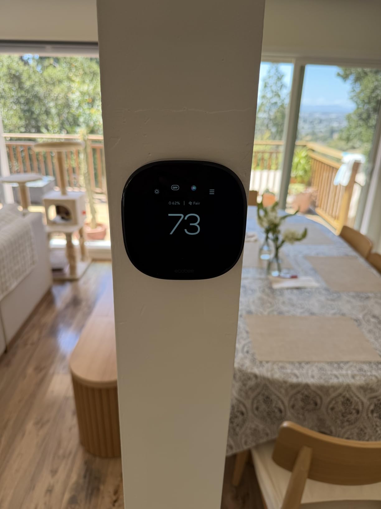 ecobee Smart Thermostat Premium - WiFi, Siri & Alexa Built-In, Smart Sensor customer photo 1