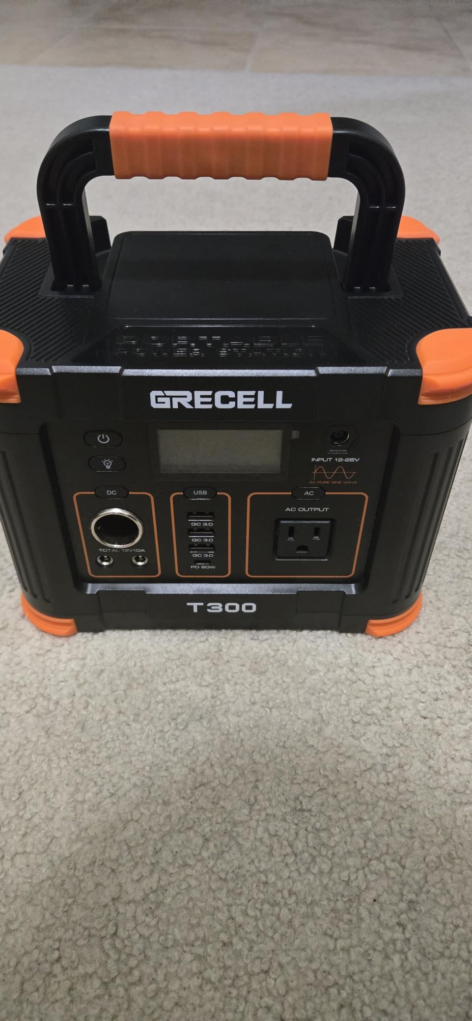 Portable Power Station 330W, GRECELL 230.88Wh Solar Generator customer photo 2