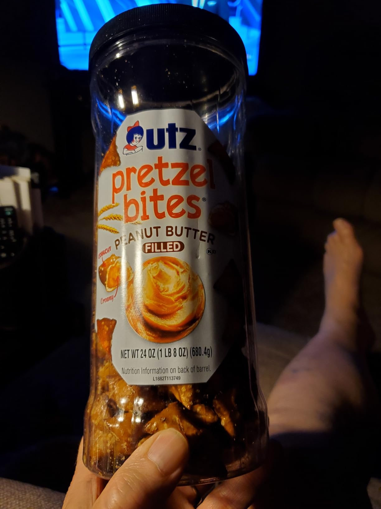 Amazon Grocery, Peanut Butter Filled Pretzels, 24 Oz customer photo 1