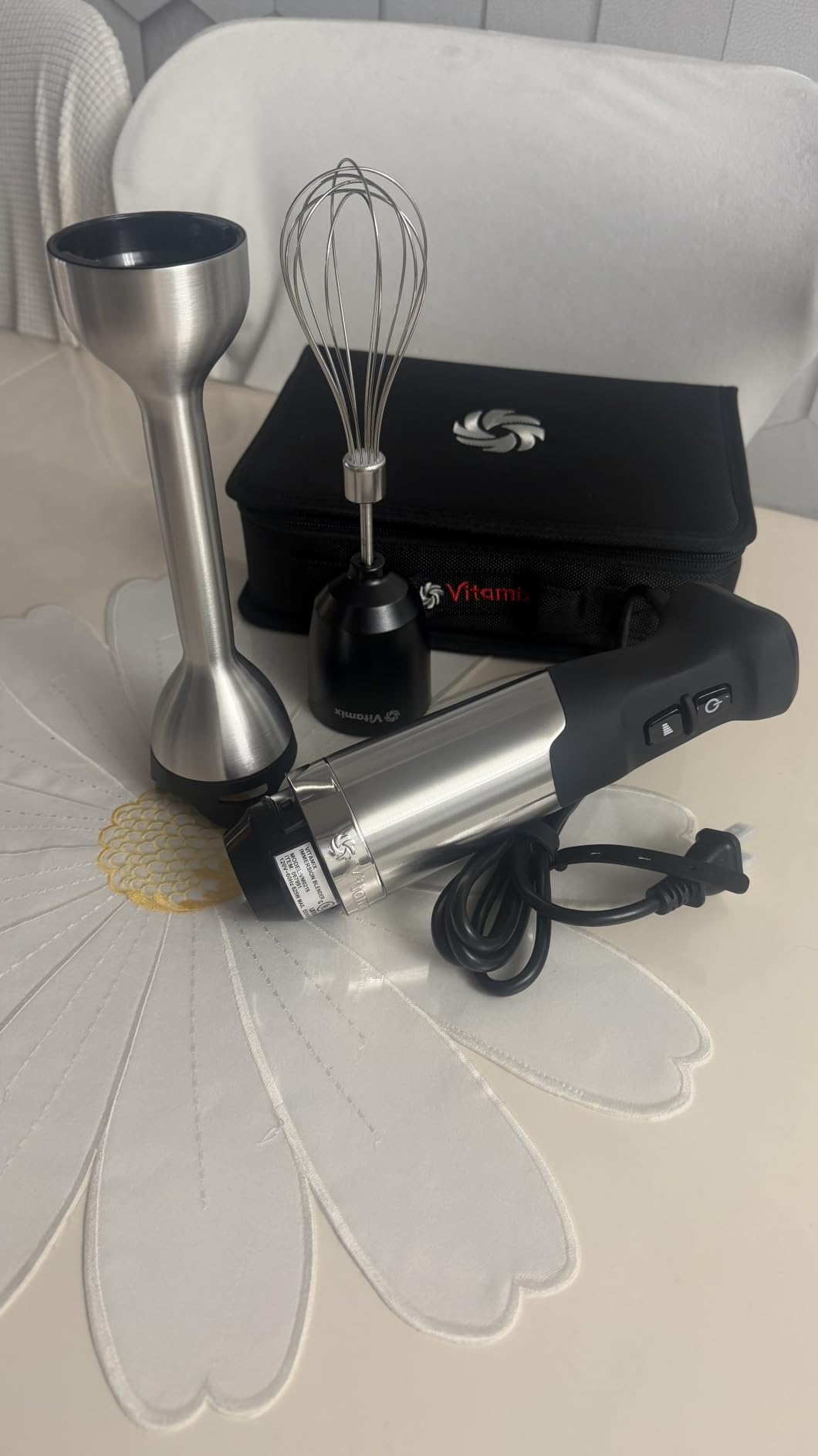 Vitamix 5-Speed Immersion Blender 3-Piece Bundle, Stainless Steel/Black customer photo 2