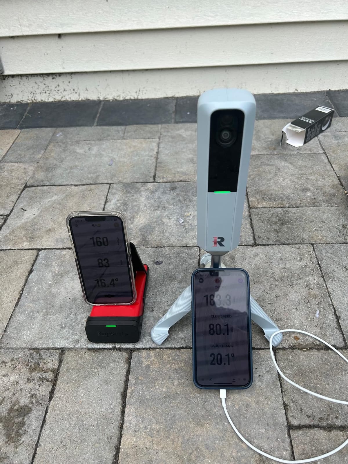 Rapsodo MLM2PRO Mobile Launch Monitor Golf Simulator | 3 Chrome Tour Balls customer photo 2