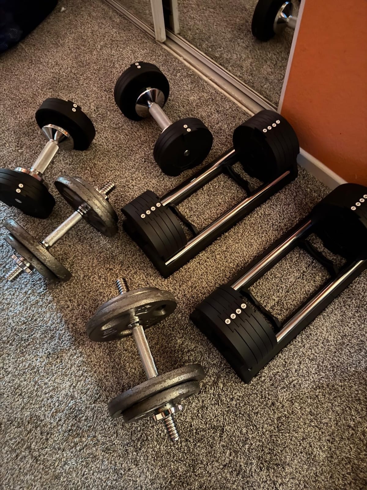 Snode AD80 Drop-proof Cast Iron Adjustable Dumbbells 80LBs customer photo 1