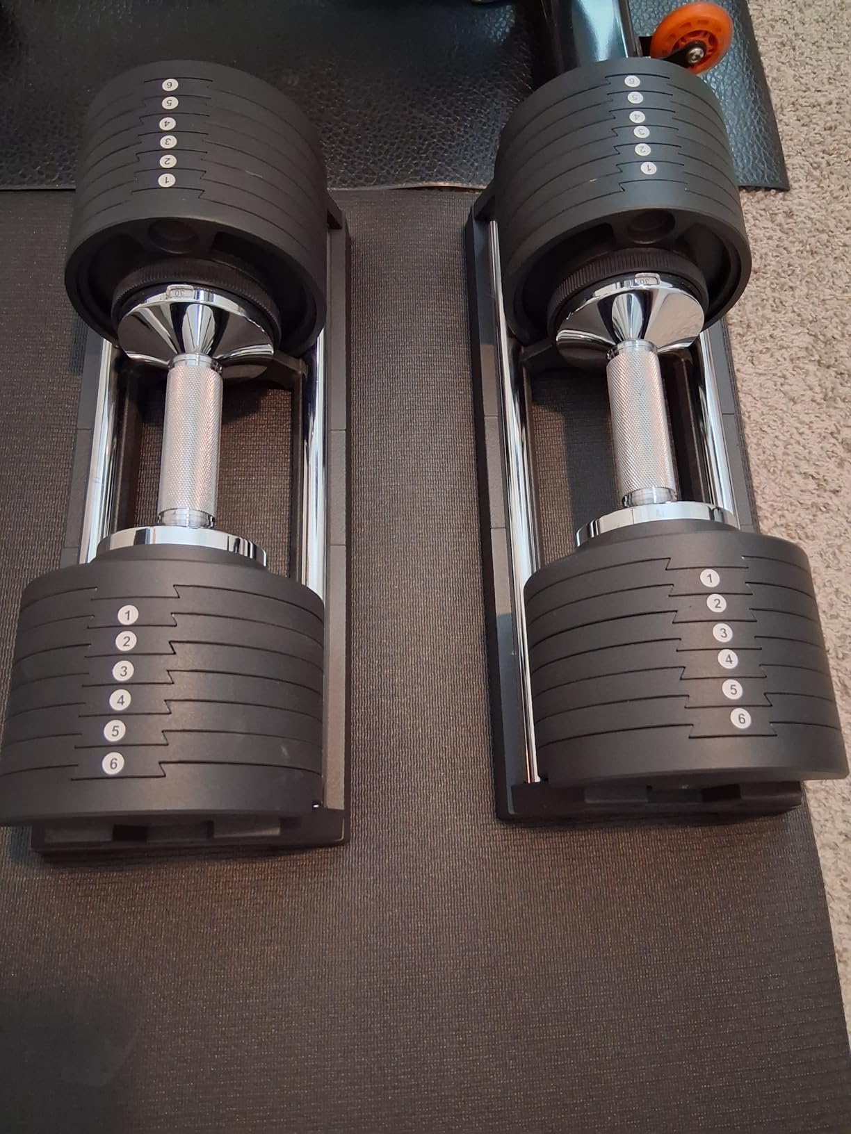 Snode AD80 Drop-proof Cast Iron Adjustable Dumbbells 80LBs customer photo 2