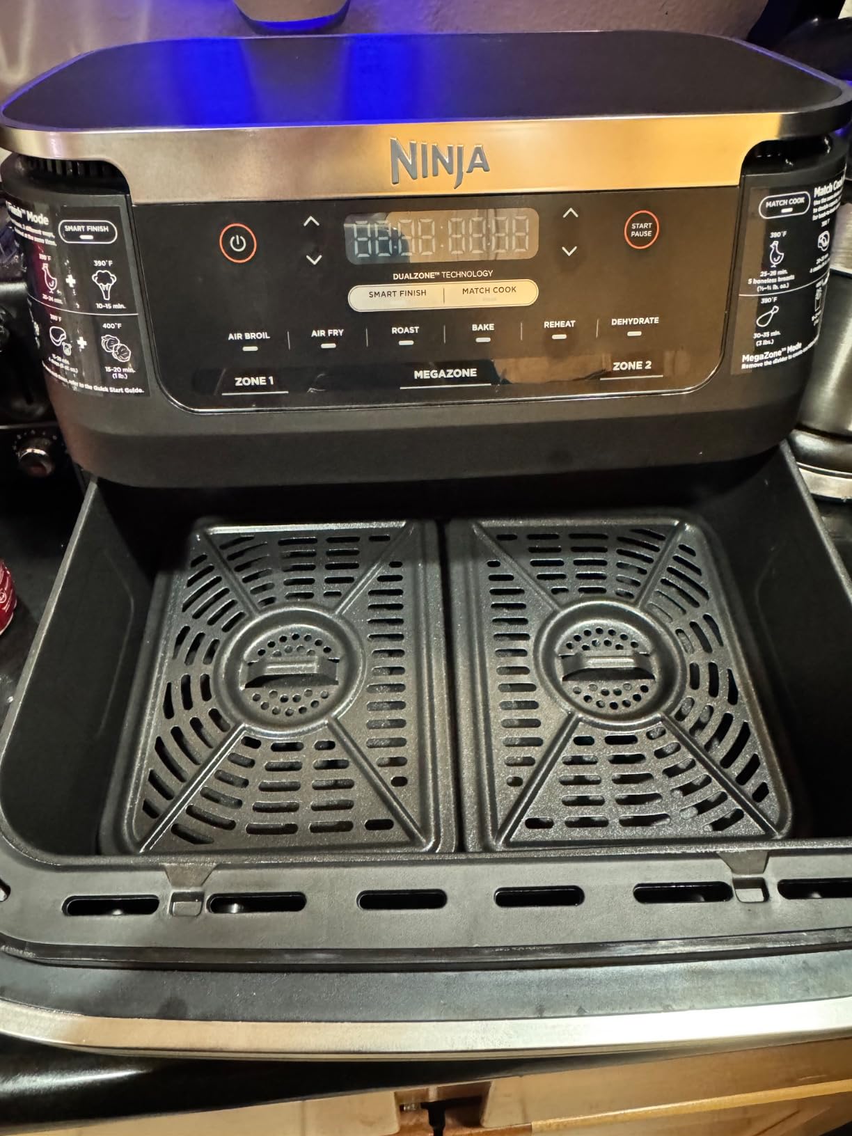 Ninja Foodi Air Fryer, 7 Qt MegaZone, 6-in-1, Black, DZ071 customer photo 2